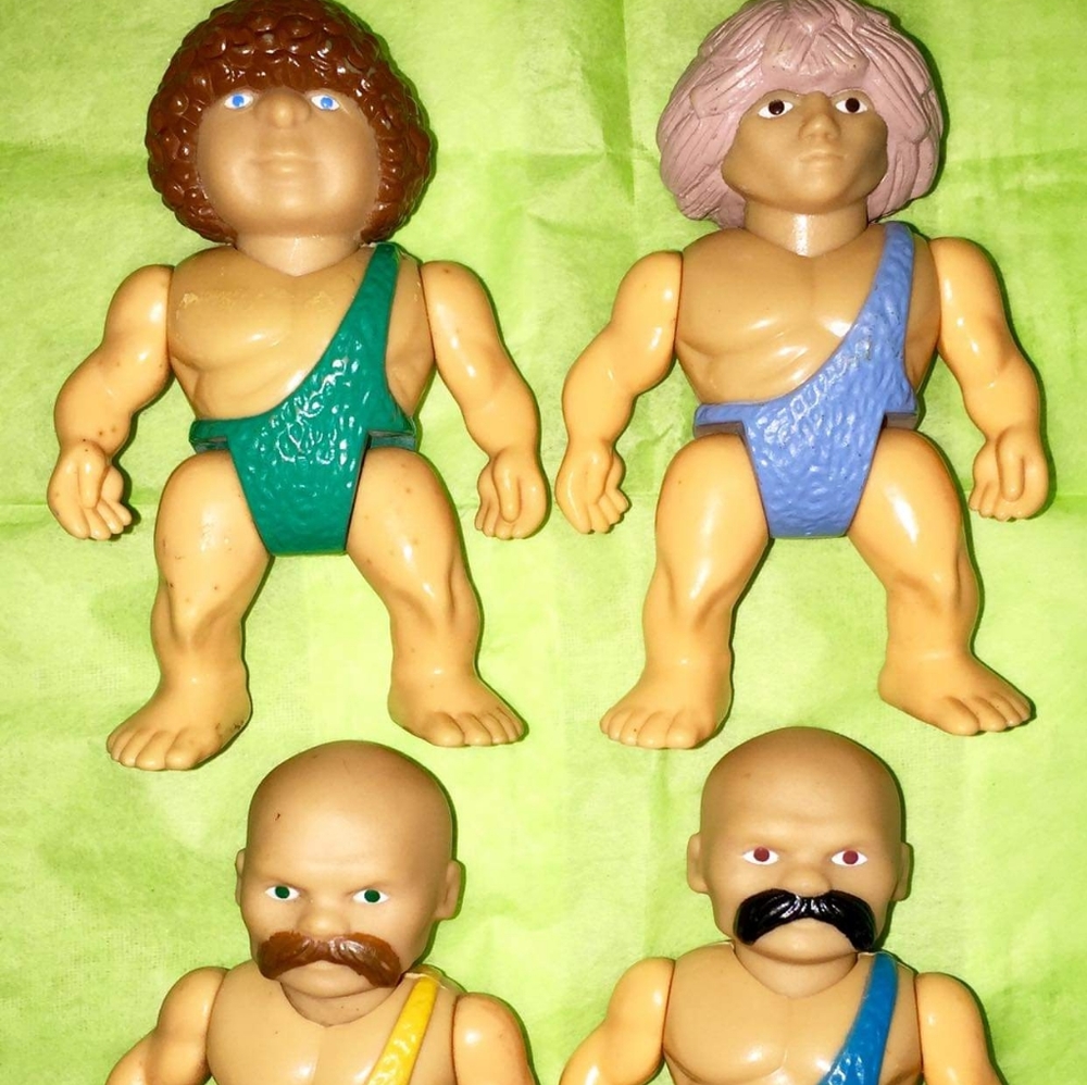 Vintage 1987 Playskool Definitely Dinosaurs Cavemen